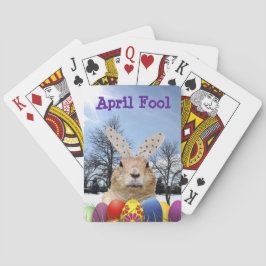 Groundhog April Fool Day Pokerkaarten