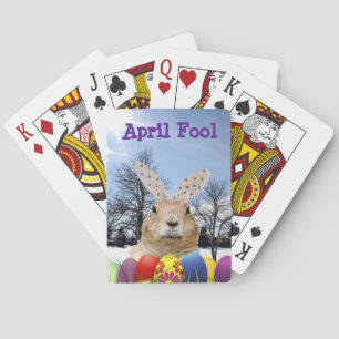 Groundhog April Fool Day Pokerkaarten