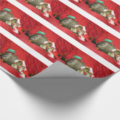 Groundhog Bessie en Red Squirrel Bluster Giftwrap Cadeaupapier (Hoek)