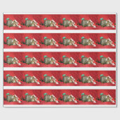 Groundhog Bessie en Red Squirrel Bluster Giftwrap Cadeaupapier (Vlak)