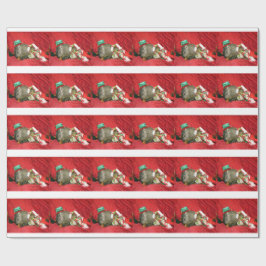 Groundhog Bessie en Red Squirrel Bluster Giftwrap Cadeaupapier