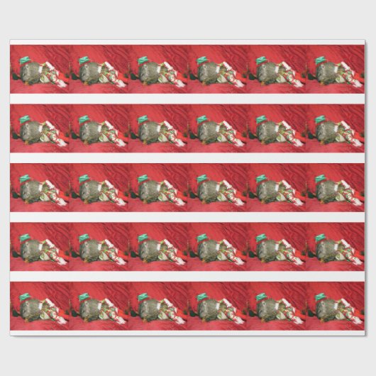 Groundhog Bessie en Red Squirrel Bluster Giftwrap Cadeaupapier (Vlak)