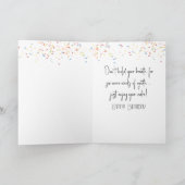 Groundhog Birthday With Cupcake Kaart (Binnen)