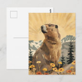  Groundhog Briefkaart (Voorkant / Achterkant)