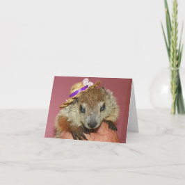Groundhog Clara Note Kaart 1