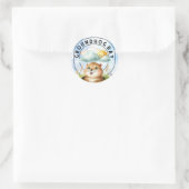 Groundhog Classic Round Sticker – Celebrate Ground (Tas)