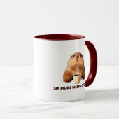 Groundhog Coffee | Zes Weken Meer Koffie Mok (Voorkant rechts)
