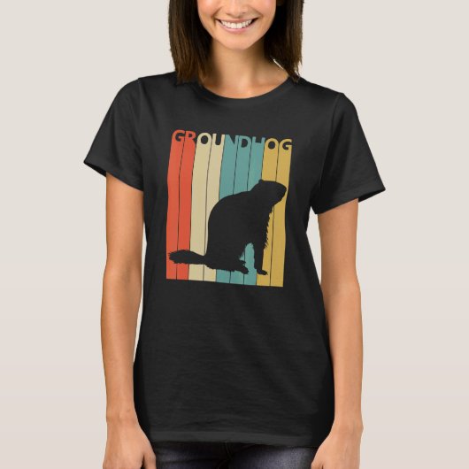 Groundhog Costume Groundhog T-shirt (Voorkant)