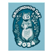 Groundhog Dag 2024 Perfect Poster (Voorkant)