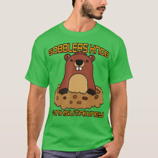 Groundhog Dag 2 februari 2020 Punxsutawney Gobbl T-shirt