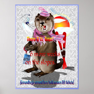Groundhog Dag-6 meer weken Poster
