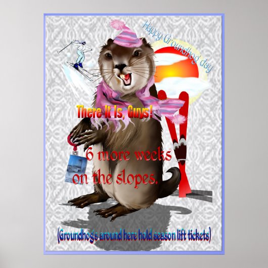 Groundhog Dag-6 meer weken Poster (Voorkant)