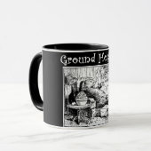  Groundhog-dag zwarte witte afbeelding Mok (Voorkant links)