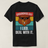 Groundhog dat ik heb opgevoed met Woodchuck Ground T-shirt (Design voorkant)