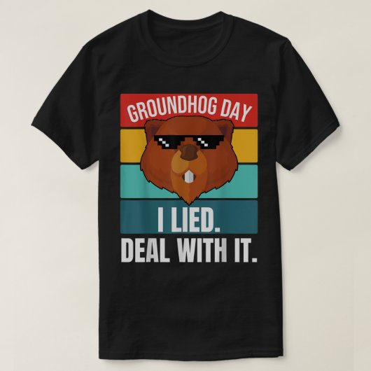 Groundhog dat ik heb opgevoed met Woodchuck Ground T-shirt (Design voorkant)
