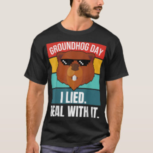 Groundhog dat ik heb opgevoed met Woodchuck Ground T-shirt
