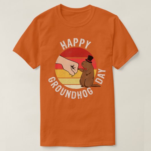 Groundhog Day 2021 a Happy Groundhog Day  G T-shirt (Design voorkant)