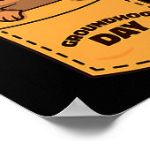 Groundhog Day 2023 Pocket Meme Funny Groundhog Lov Poster (Hoek)
