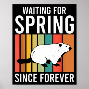 Groundhog Day 2024 enthousiast 2 februari Grappig Poster