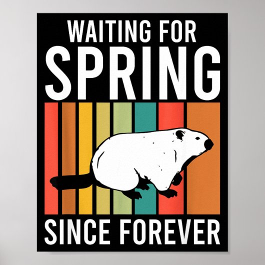 Groundhog Day 2024 enthousiast 2 februari Grappig Poster (Voorkant)