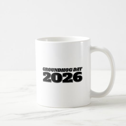 Groundhog Day 2026 Koffiemok (Rechts)