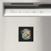 Groundhog Day 2 februari Humor Dinking Seizoen Gra Magneet (Insitu (Vaatwasser))