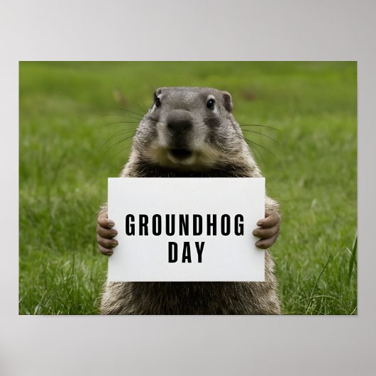 Groundhog Day-Afbeelding Poster (Voorkant)
