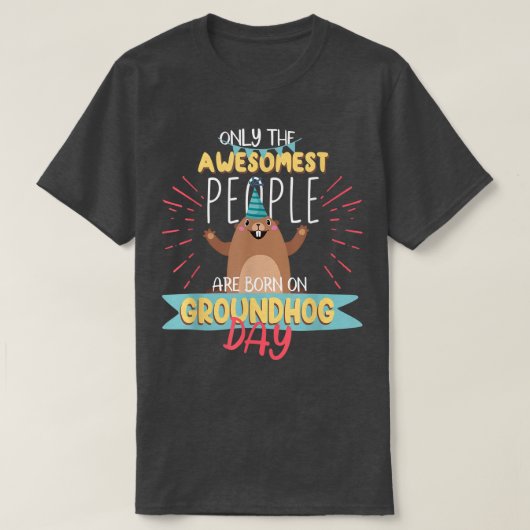 Groundhog Day Birthday 2021 Groundhog Lovers Gifts T-shirt (Design voorkant)