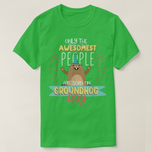 Groundhog Day Birthday 2021 Groundhog Lovers Gifts T-shirt (Design voorkant)