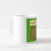 Groundhog Day Birthday Cartoon Koffiemok (Voorkant links)