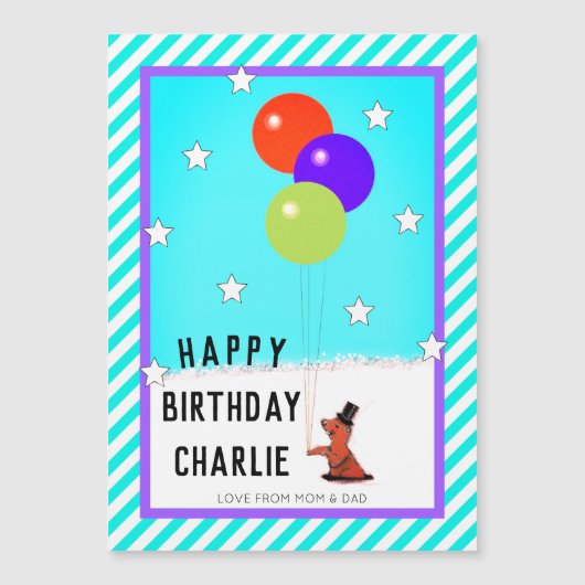 Groundhog Day Birthday-kaart (Voorkant)