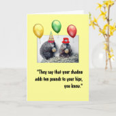 Groundhog Day Birthday-kaart Kaart (Gele Bloem)