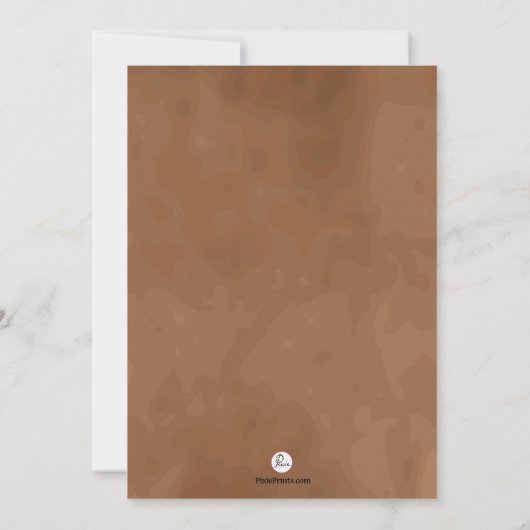 Groundhog Day Birthday Party Invitation Kaart (Achterkant)