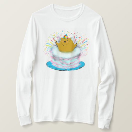 Groundhog Day Birthday T-shirt (Design voorkant)