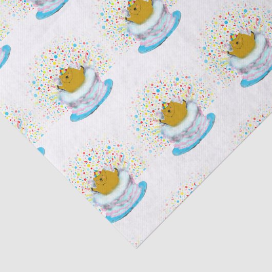 Groundhog Day Birthday Tissuepapier (Detail)