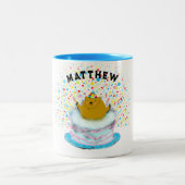 Groundhog Day Birthday Tweekleurige Koffiemok (Center)