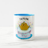 Groundhog Day Birthday Tweekleurige Koffiemok (Center)