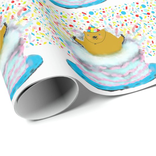 Groundhog Day Birthday Wrapping Paper Cadeaupapier (Rol Hoek)