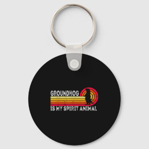 Groundhog Day Bosmarmot Is Mijn Spirituele Dier Gr Sleutelhanger