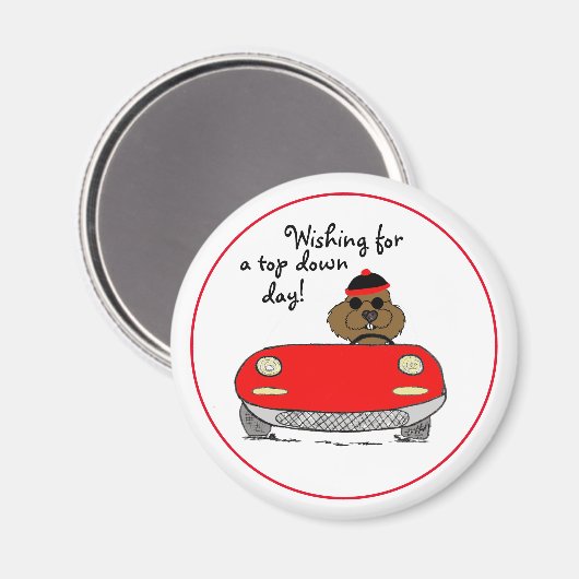 Groundhog Day | Boven Magneet (Voorkant / Achterkant)