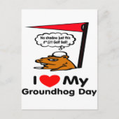 Groundhog Day Briefkaart (Voorkant)