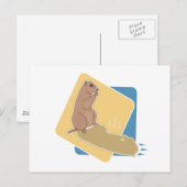 Groundhog Day Briefkaart (Voorkant / Achterkant)