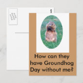 Groundhog Day Briefkaart (Voorkant / Achterkant)