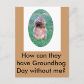 Groundhog Day Briefkaart (Voorkant)