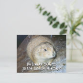 Groundhog Day Briefkaart (Staand voorkant)