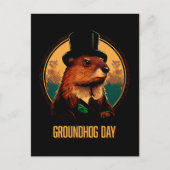 Groundhog Day Briefkaart (Voorkant)