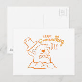 Groundhog Day Briefkaart (Voorkant / Achterkant)