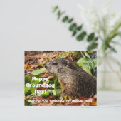 Groundhog Day Briefkaart (Staand voorkant)