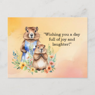 Groundhog Day Briefkaart - Leuke en eigenzinnige g
