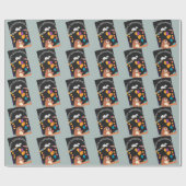 Groundhog Day Celebration: Schaduw of Glans? Cadeaupapier (Vlak)